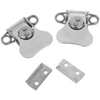 2pcs Butterfly Latch: Padlockable Twist Latch Stainless Steel Spring Loaded -