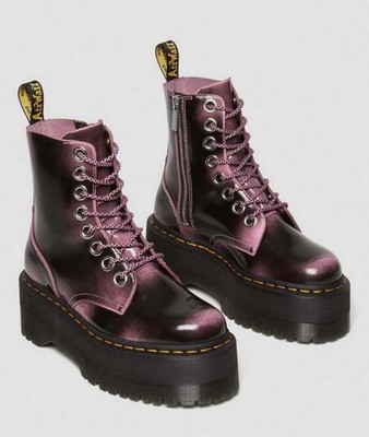  NEW Dr. Martens Women s Jardon Max Platform Boot- Fondant Pink-Size 7 