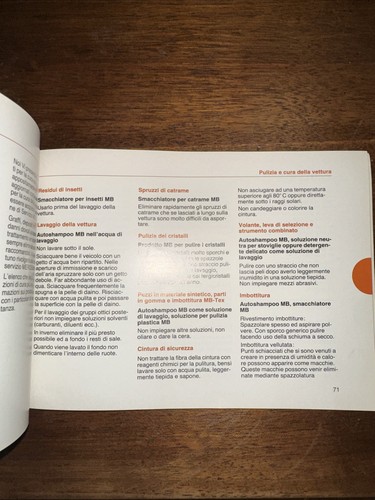 Libretto uso e manutenzione Mercedes 200 W123 T Model 1982 codice 1235848382 - Foto 3 di 4