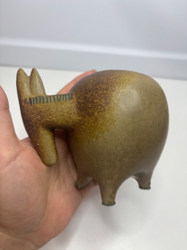LISA LARSON stoneware figure "Donkey" from the Stora Zoo series Gustavsberg - Picture 7 of 12