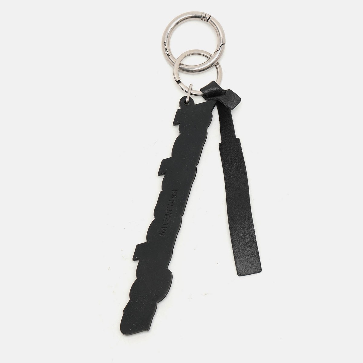 BALENCIAGA キーホルダー ブラック・ホワイト 楽天市場】【中古】BALENCIAGA(バレンシアガ) ミニ ショッピング
