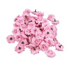 50 Pcs Artificial Roses Heads DIY Floral Projects Kunstblumen Rosenköpfe