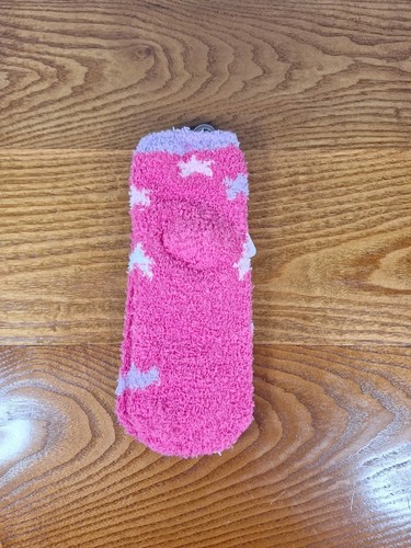 Girl's Cozy Critter Socks Pink Unicorn Size 7-3, 2 Pair - Picture 4 of 4