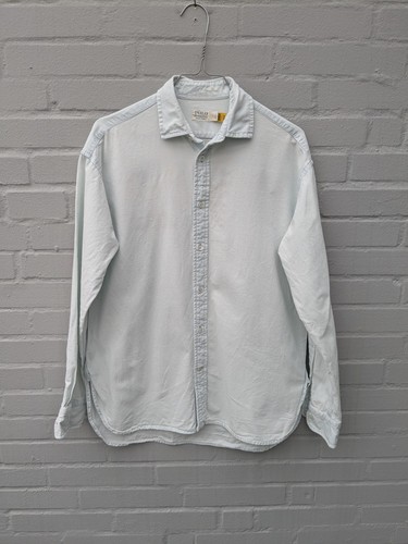Ralph Lauren Jeans Hemd Gr. S Bluse Light Blue Denim Stickerei Original Polo - Bild 2 von 6