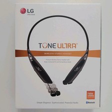 LG TONE ULTRA HBS-810 Black Neckband Headsets -JBL Sound Bluetooth