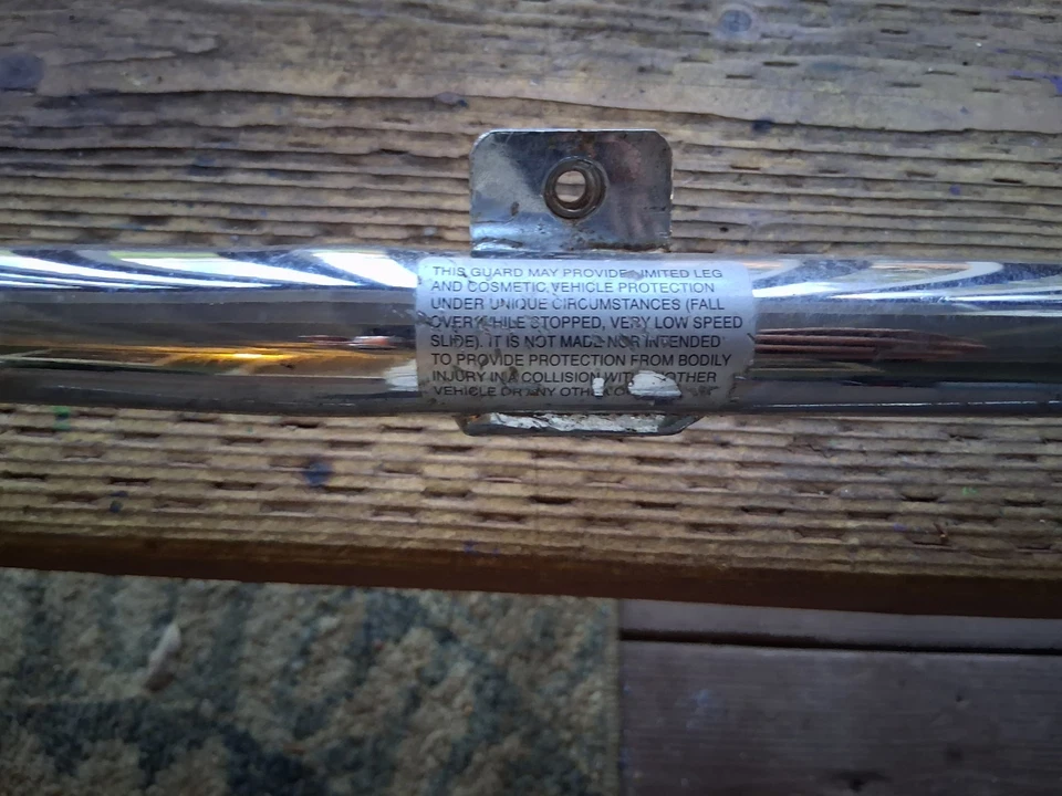 Harley Davidson Silver Engine Guard Crash Bar 08-up Touring - Image 4 of 4