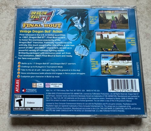 Dragon Ball GT Final Bout (Sony PlayStation 1, 2004) PS1 CIB Complete Tested - Picture 2 of 7