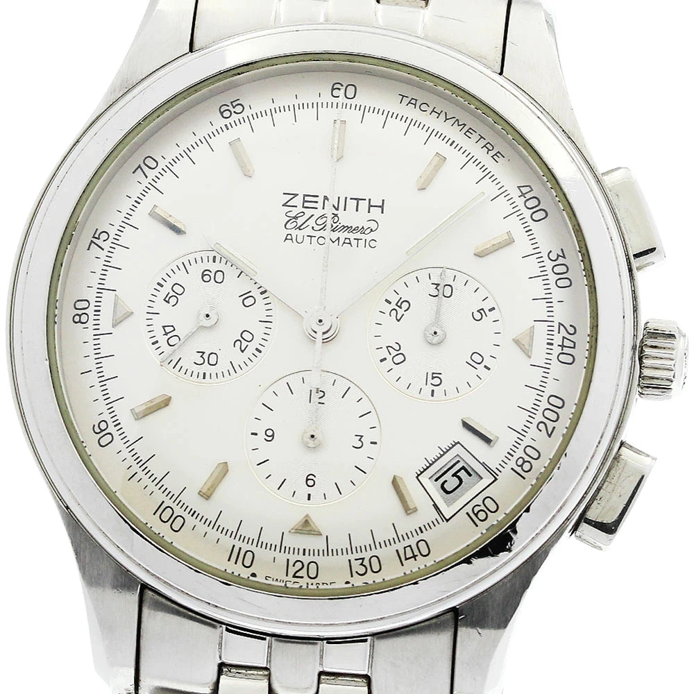 AUTH ZENITH CLASS EL PRIMERO CHRONOGRAPH WATCH 02.0500.400 AUTOMATIC MEN'S F/S