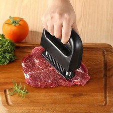 1Pc Meat Tenderizer W/48 Stainless Steel Ultra Sharp Needle Blades BBQ Tool US