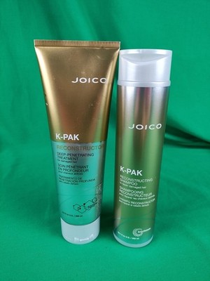 Joico K-Pak Reconstructing Shampoo 10.1 Oz and Reconstructor 8.5 Oz Duo