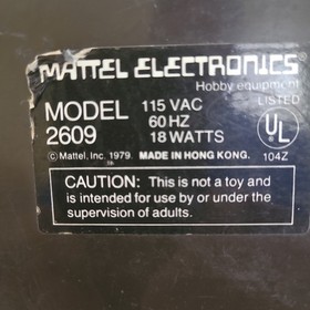 Mattel Intellivision Console 2609 A Bundle, Intellivoice Module, 8 Games, Read