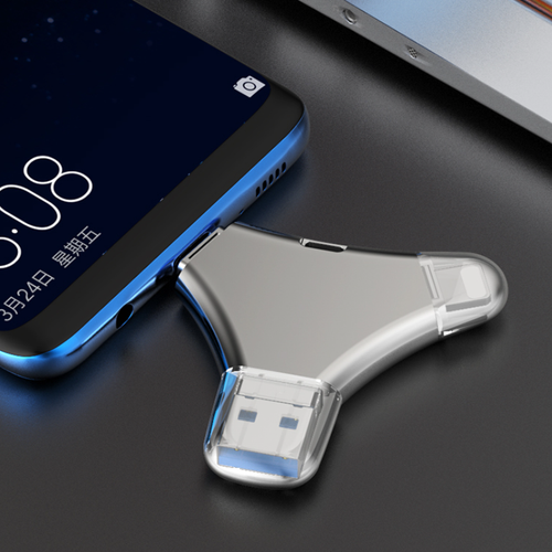 Clé USB 3.0 4 en 1 Stockage Externe Memory Stick pour iPhone iPad Android - Photo 10/16