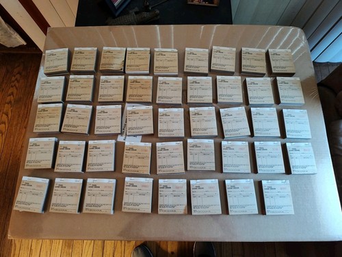 Lot Of 44 Tool Loan Receipt Books New Old Stock