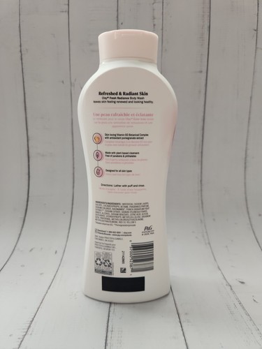 Jabón corporal OLAY Fresh Radiance agua de rosas y néctar dulce, 22 fl oz - Imagen 2 de 2