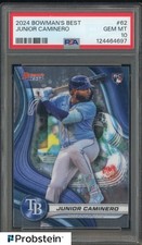 2024 Bowman's Best #62 Junior Caminero RC Rookie PSA 10 GEM MINT