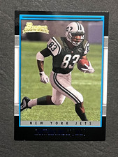 2001 Bowman Football #198, Santana Moss (RC), NM+ or Better