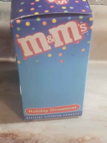 m&m holiday Christmas ornament - Picture 2 of 3