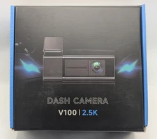 Dash Camera V100 2.5k WiFi Car Cam 2.5k High Resolution, Open Box Never Used