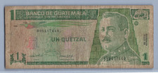 Guatemala  1  Quetzal  July 16, 1992   P-73 Circulated Banknote
