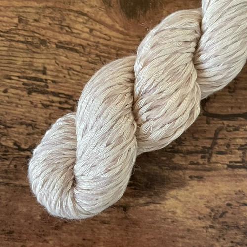 Fibra Natura Exquisite Bamboo Yarn Skein Cream Two Tone Worsted Superwash Wool - Picture 4 of 5
