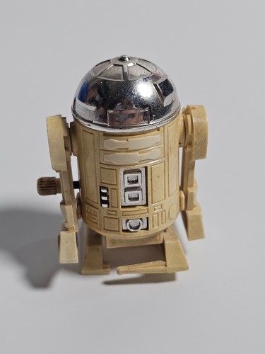 STAR WARS RARE WIND-UP R2-D2 TAKARA w sticker 1978 - Foto 1 di 10
