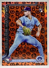 Mason Fluharty #US138 2025 Topps Update Series Jack O’Lantern Foil Halloween SP