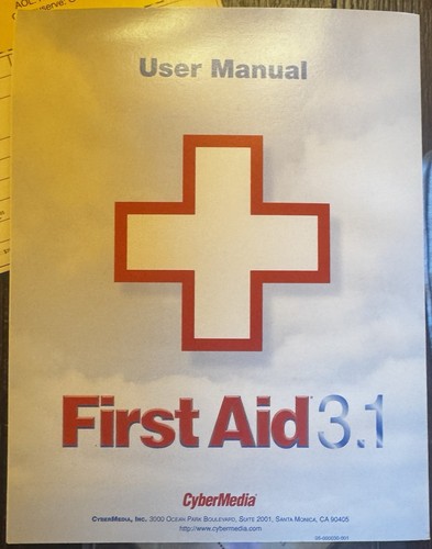 First Aid 3.1 Windows 3.1 Vintage Software - Picture 2 of 6