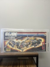 1986 GI JOE -Tomahawk with Lift Ticket- Live The Adventure Offer-Graded AFA 75