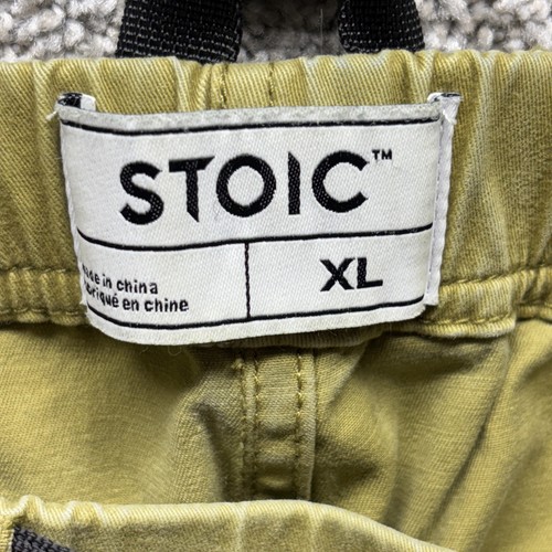 Stoic Pantaloni Uomo XL Marrone Verde Venture Utility Vita Media Conica Caviglia Escursione STW075 - Foto 8 di 11