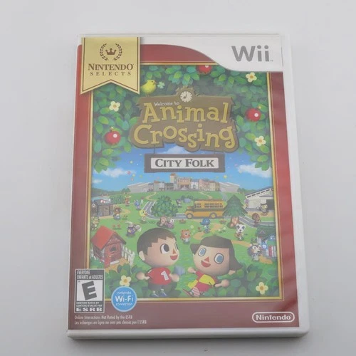Animal Crossing City Folk Nintendo Selects Wii Video Game Wi-Fi