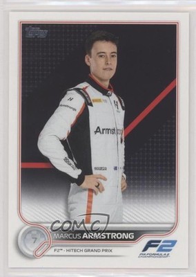2022 Topps Formula 1 F2 Racers Future Stars Marcus Armstrong #84 0a2