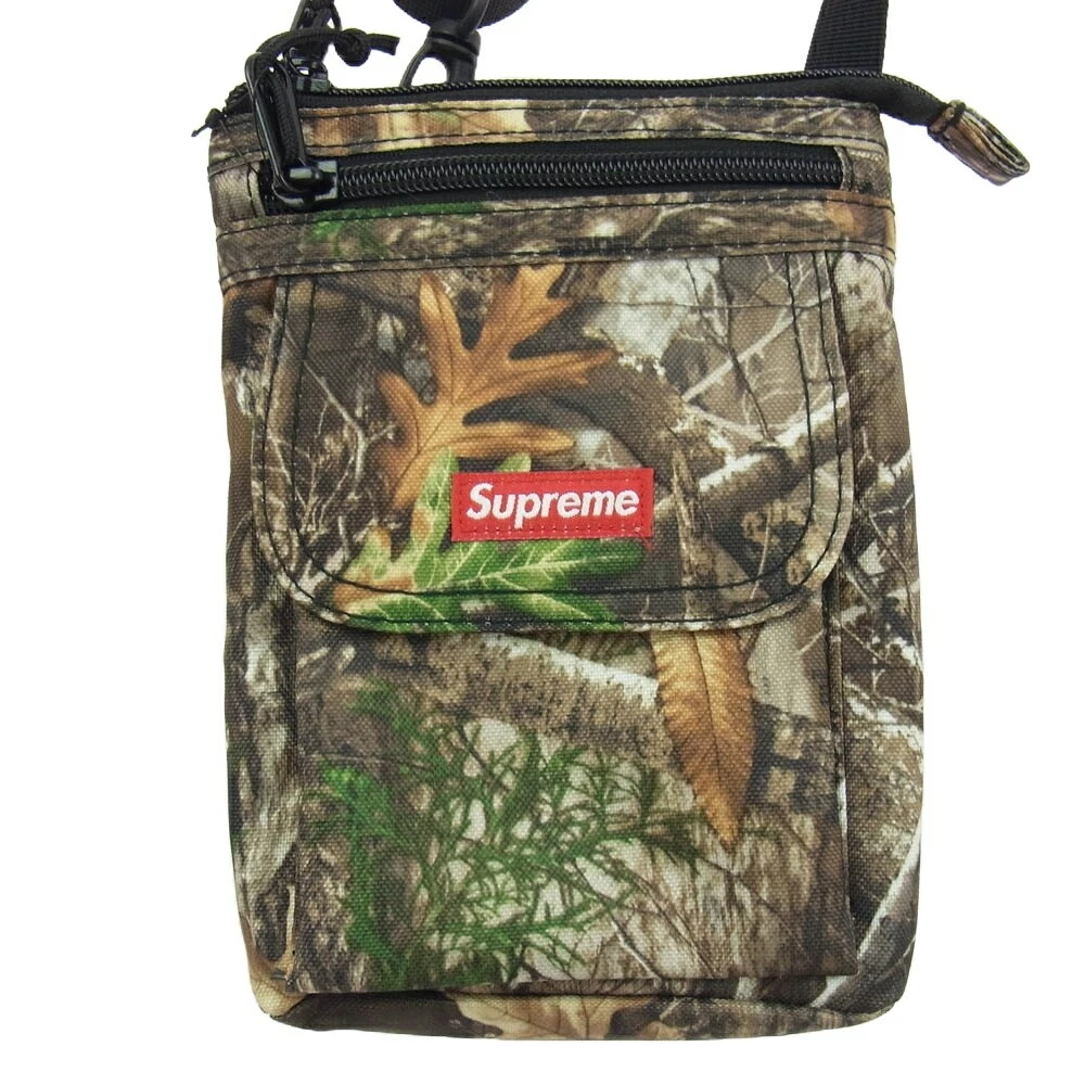 Sac à bandoulière Supreme 19Aw Real Tree Camouflage multicolore superbe homme