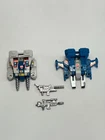 Vintage 1984 Transformers G1 Jumpstarters Topspin & Twin Twist with Blasters