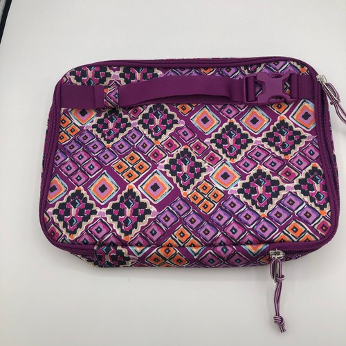 Lighten Up Travel Seat Back Organizer Dream Diamonds Purple Vera Bradley NWT - Picture 4 of 6