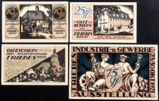 TRIEBES 1921  Industry & Trade Exhibition  Complete Series German Notgeld