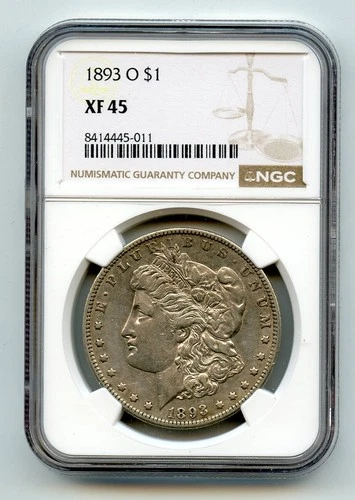 1893-O Morgan Silver Dollar NGC XF 45 - GC473