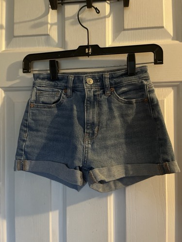 American Eagle Outfitters Women's Denim Shorts Size 000 Blue