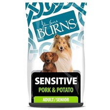 Burns Sensitive Pork and Potato Adult/Senior Dry Dog Food - 6kg 6.65 per kilo