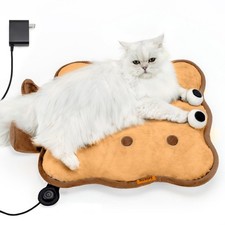 Heated Cat Bed for Indoor Pets Pressure-Activated Cat Heating Pad Extra Large...