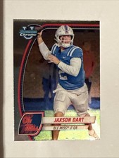 Jaxson Dart 2024 Bowman U Chrome Football #6 Ole Miss Rebels