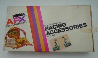 AURORA AFX START & FINISH PYLONS ~ NOS IN ORIGINAL BOX ~ FACTORY SEALED ENDS