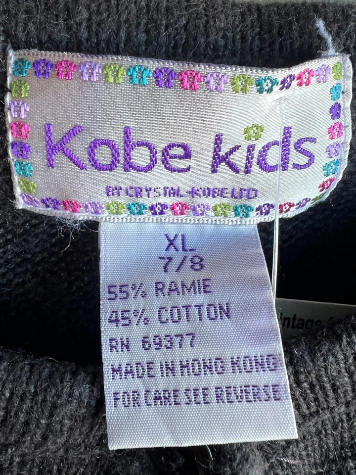 Cárdigan bordado Kobe Kids Santa muñeco de nieve reno talla XL 7/8 Foto 4 de 4