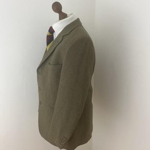 Cordings Of Piccadilly Vintage Check 100% Wool Tweed Sports Jacket Blazer 42R - Picture 6 of 13