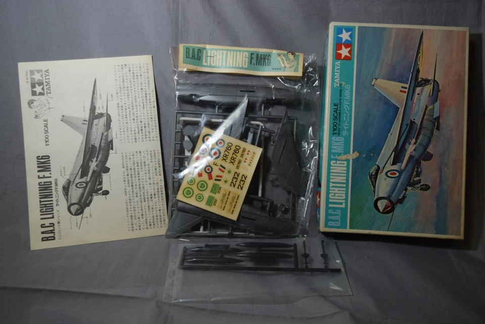 1/100 Vintage 2 tipi TAMIYA British Royal Air Force Interceptor Fighter B.A.C. - Immagine 4 di 4