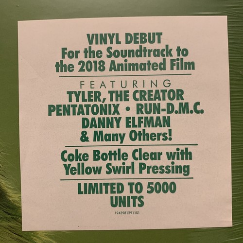 Grinch Soundtrack Vinyl Limited Clear Swirl Tyler The Creator NEW SEALED #/5000 - Picture 2 of 2