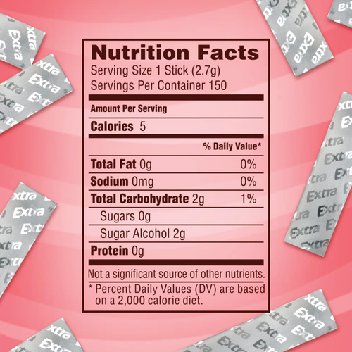 3x Packungen Wrigley's Extra Kaugummi mit Zimtgeschmack | 15 Sticks pro Packung | Zuckerfrei! - Bild 3 von 4