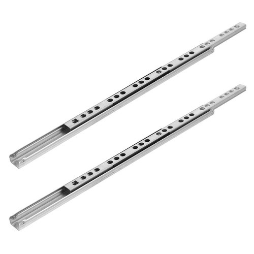 2 Pcs Stahlkugel Rutschbahn Schrankführung Aus Edelstahl Schienenführung Metall - Bild 9 von 12