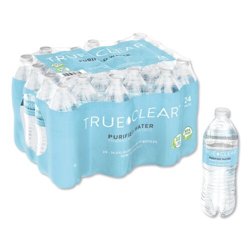 24er Pack True Clear gereinigtes Wasser in Flaschen 16,9 Oz Flasche frisch erfrischend - Bild 9 von 24