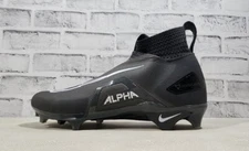 Nike Alpha Menace Elite 3 Black Football Cleats CT6648-010 MEN'S SIZE 11