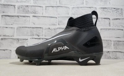 Nike Alpha Menace Elite 3 Black Football Cleats CT6648-010 MEN'S SIZE 11